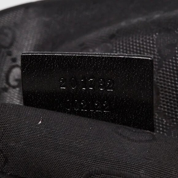 Gucci Black GG Imprime Coated Canvas Medium Messenger Bag - Picture 8 of 12